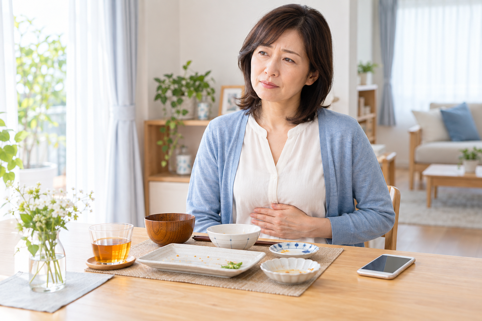 食後すぐにお腹が痛くなる原因は？｜胃・腸・胆のうの病気と受診目安【医療コラム第133回】