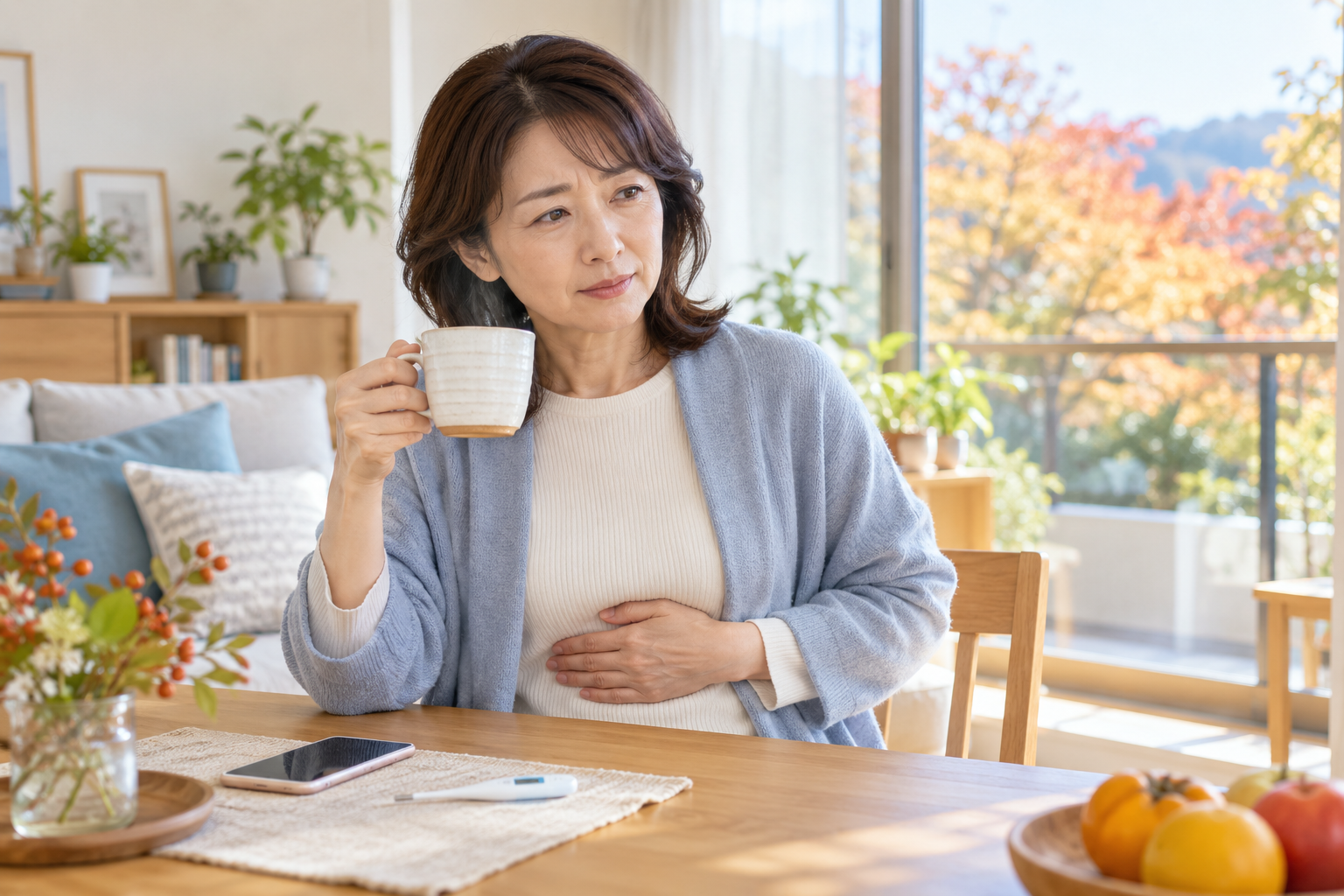 秋の寒暖差で胃腸の調子が悪くなるのはなぜ?|胃痛・下痢・食欲不振の原因と受診の目安【医療コラム第132回】
